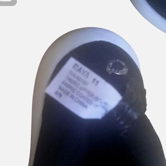 Steve Madden Womens Floral Embroidered Black Stretch Raya Sneakers Size 11 - Picture 5 of 7